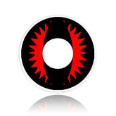 Lentes de contato de cor vermelha Cosplay Cat Eye Lash